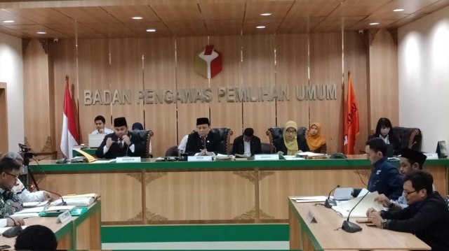 Suasana Sidang Lanjutan Laporan BPN Prabowo-Sandi Terkait Situng KPU di Kantor Bawaslu, Jakarta (8/5). Foto: Efira Tamara Thenu/kumparan