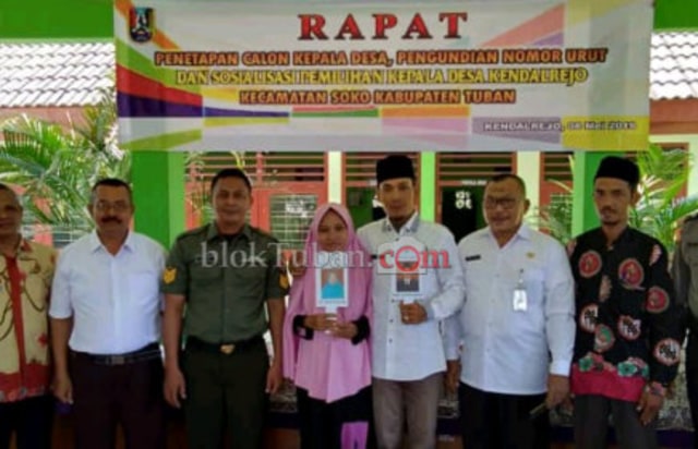 Tahap Penetapan Cakades, Calon-Calon Ini Bersaing dengan Istri