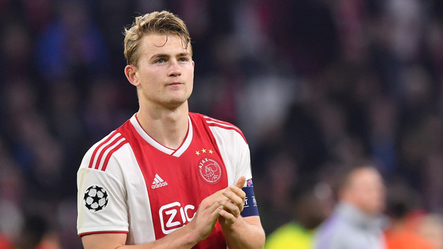 De Ligt di laga vs Tottenham. Foto: AFP/Emanuel Dunand