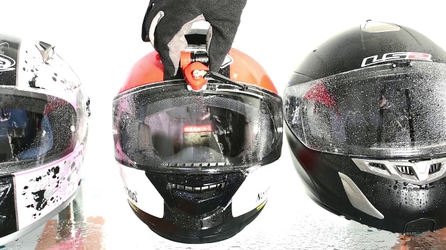 Wipey, wiper portable buat helm motor Foto: dok. Wipey