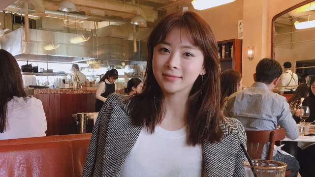 Aktris Han Ji Sung Foto: Instagram/@lovely_shyong