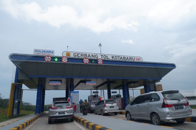 Gerbang Tol Kota Baru | Foto : Obbie Fernando/Lampung Geh