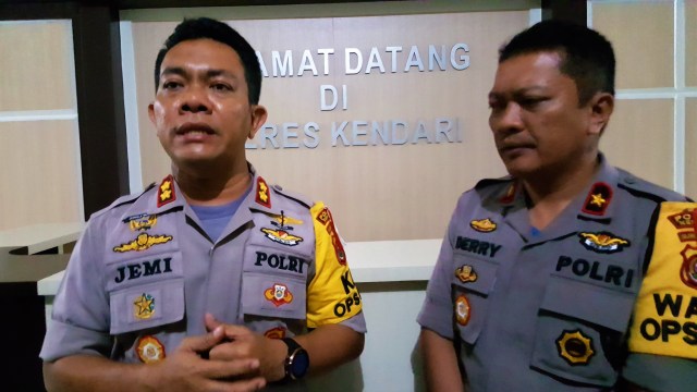 Kapolres Kendari AKBP Jemi Junaidi, Foto: Dok. kendarinesiaid