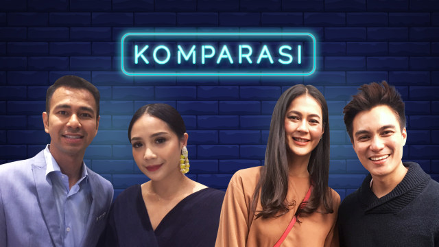 Raffi Ahmad-Nagita Slavina dan Baim Wong-Pula Verhoeven Foto: Infografik: Nunki Lasmaria Pangaribuan/kumparan