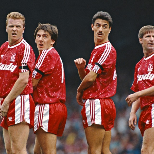 Pemain Liverpool Ian Rush saat semifinal Piala FA di Highbury London. Foto: Getty Images
