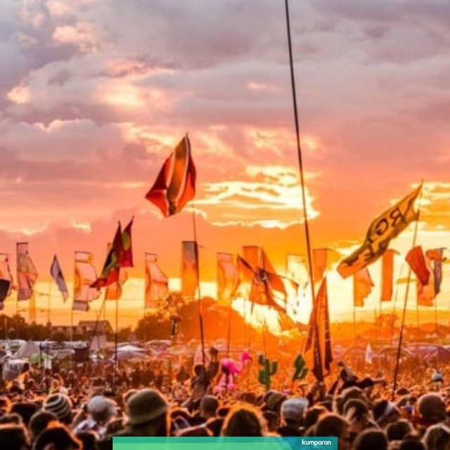 Festival Glastonbury. Dok. Facebook
