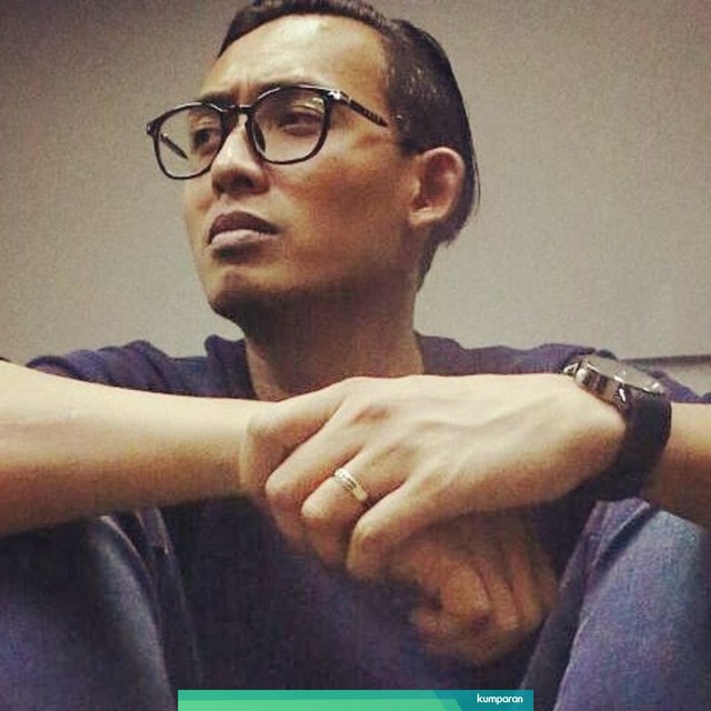 Randhika Djamil, penyiar radio sekaligus putra almarhum Rudy Djamil. Foto: instagram/randhika_djamil