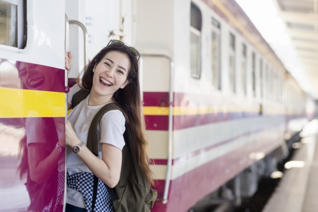 com-Mudik naik kereta Foto: Shutterstock