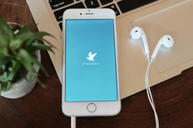 com-Aplikasi Traveloka Foto: Shutterstock