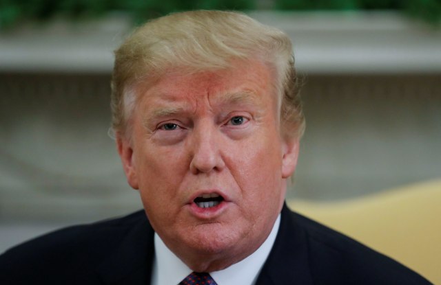 Presiden AS Donald Trump Foto: REUTERS/Carlos Barria