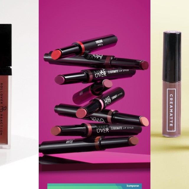 Rekomendasi lipstik lokal yang tidak kering dipakai saat puasa. Foto: dok. ist