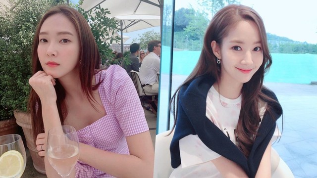 Jessica Jung dan Park Min Young Foto: Instagram/@rachel_mypark @jessica.syj