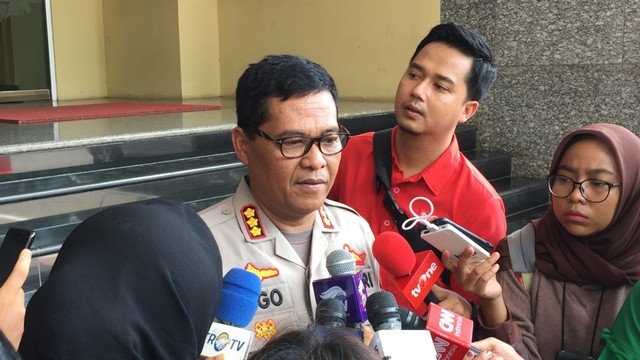 Kabid Humas Polda Metro Jaya Kombes Argo Yuwono di Polda Metro Jaya, Jakarta Selatan, Selasa (14/5). Foto: Fachrul Irwinsyah/kumparan