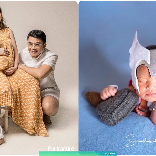Sesi pemotretan Kalundra, anak kedua Tya Ariestya. Foto: instagram @tya_ariestya