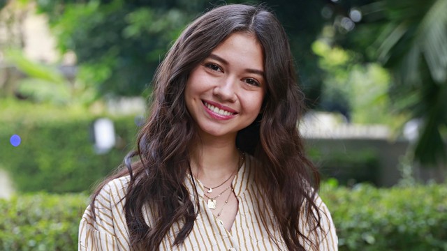 Artis Yuki Kato saat menghadiri acara buka puasa bersama di kawasan Lebak Bulus. Foto: Ronny