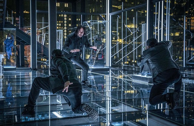 John Wick bertarung dengan Yayan Ruhiyan dan Cecep A. Rahman Foto: Lionsgate