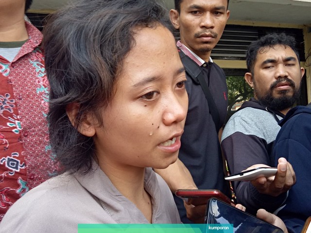 Eka saat tiba di Polda Bali. Foto: Denita BR Matondang/kumparan