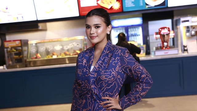 Audi Marissa di launching series 'Rewrite' di Pacific Place, Jakarta, Rabu, (15/5). Foto: Ronny