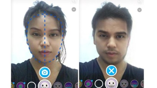 Filter Snapchat. Foto: Astrid Rahadiani Putri/kumparan