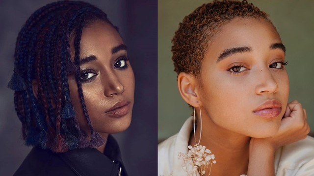 Amandla Stenberg didapuk menjadi wajah baru lini kosmetik miliki Rihanna, Fenty Beauty. Foto: dok. Instagram