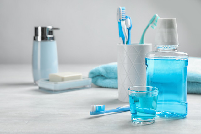 com-Ilustrasi Obat kumur Foto: Shutterstock