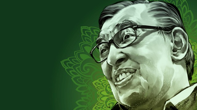 Quraish Shihab. Ilustrator: Indra Fauzi/kumparan