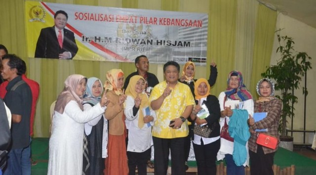 Gelar Sosialiasasi Empat Pilar, Ridwan Hisjam Tekankan Revolusi