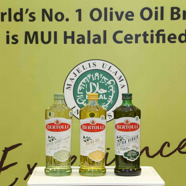 Bertolli, minyak zaitun halal. Foto: Dok. Bertolli.