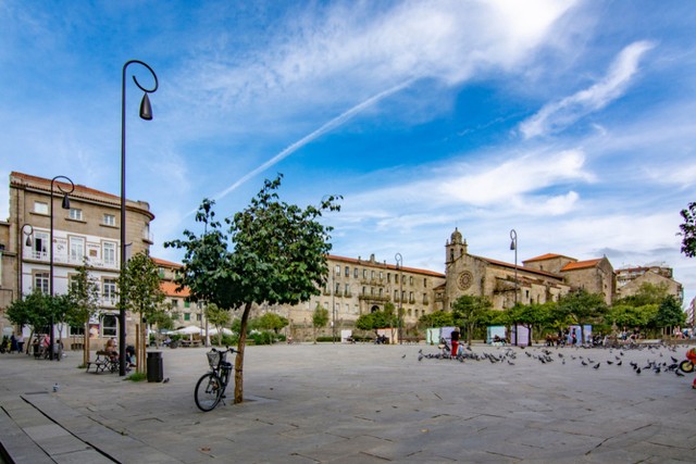 Suasana di Kota Pontevedra Foto: Shutter Stock