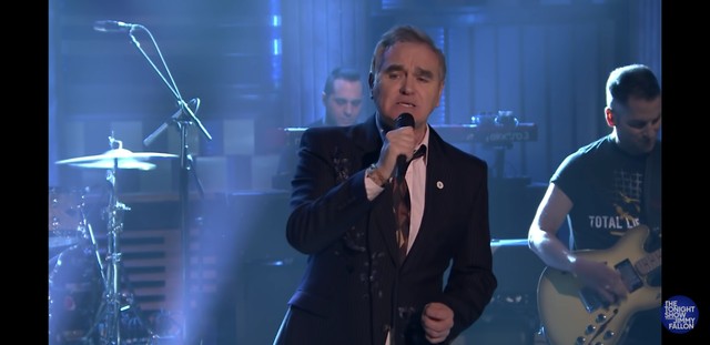 Morrissey dalam 'The Tonight Show' Jimmy Fallon. Foto: Dok. The Tonight Show