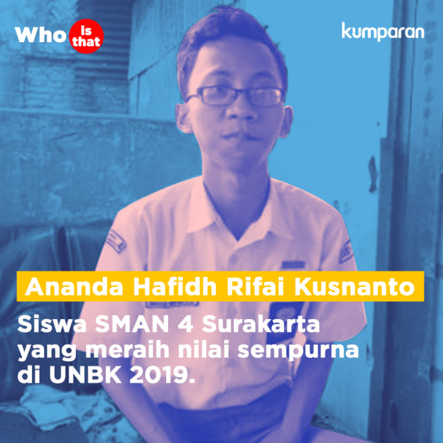 Konten Krispi Who is That? Ananda Hafidh Foto: Sabryna Putri Muviola