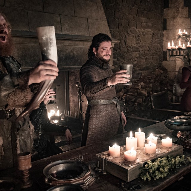 Perayaan setelah Night King mati. Sumber: HBO