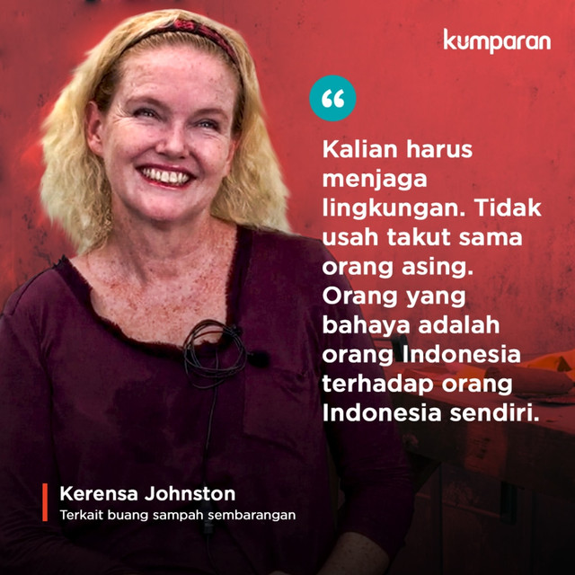 Kerensa Johnston. Foto: Basith Subastian/kumparan