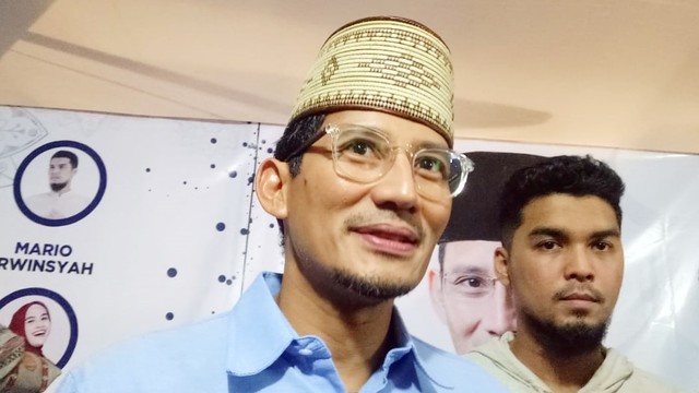 Cawapres 02 Sandiaga Uno di Rumah Siap Kerja, Jalan Wijaya I, Jakarta Selatan, Minggu (19/5). Foto: Maulana Ramadhan/kumparan