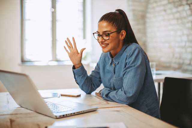 Ilustrasi Wawancara Magang Secara Online. Foto: Shutterstock