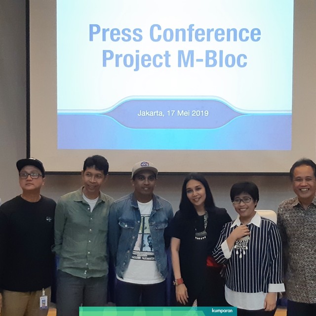 Konferensi pers M Bloc Dok. Stefanny Tjayadi