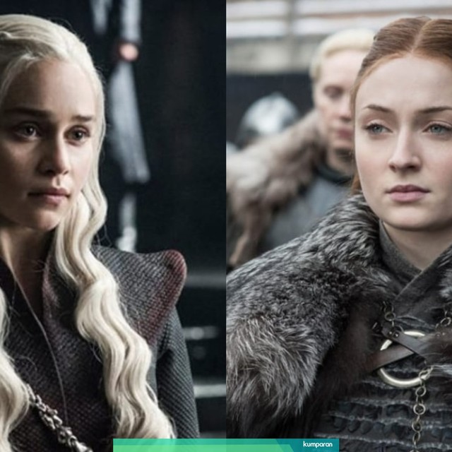 Daenerys Targaryen dan Sansa Stark Foto: Instagaram @gameofthrones