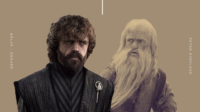 Before-after: Peter Dinklage Foto: Grafik: Sabryna Putri Muviola/kumparan