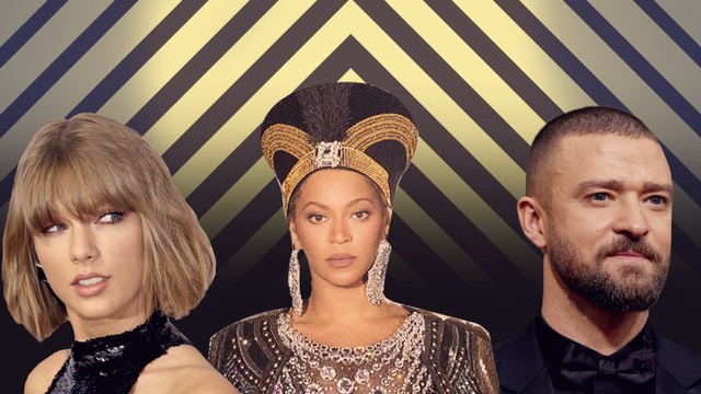 Taylor Swift, Beyonce, Justin Timberlake Foto: Grafik: Sabryna Putri Muviola/kumparan