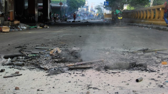 Suasana di jalan Taman Jatibaru. Foto: Irfan Adi Saputra/kumparan
