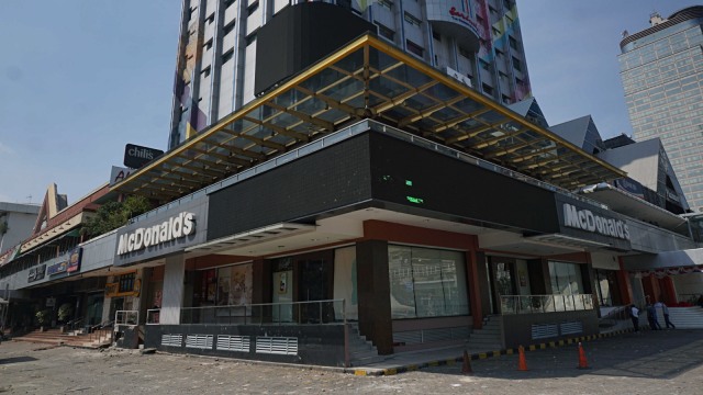 Suasana pertokoan di kawasan Sarinah, Jakarta Pusat. Foto: Irfan Adi Saputra/kumparan