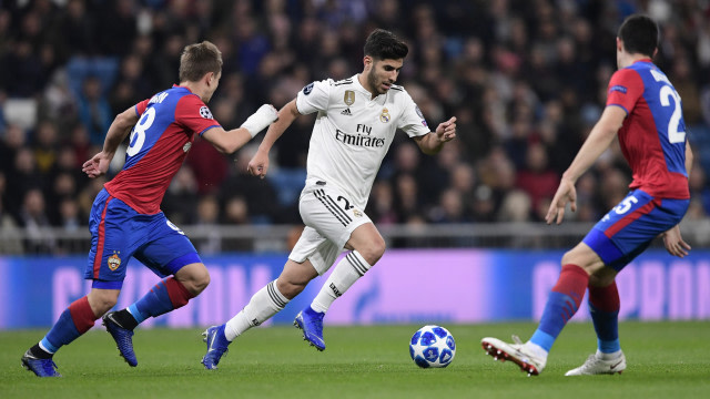 Real Madrid vs CSKA Moscow dalam laga pamungkas Grup G Liga Champions 2018/19. (Foto: JAVIER SORIANO/AFP)
