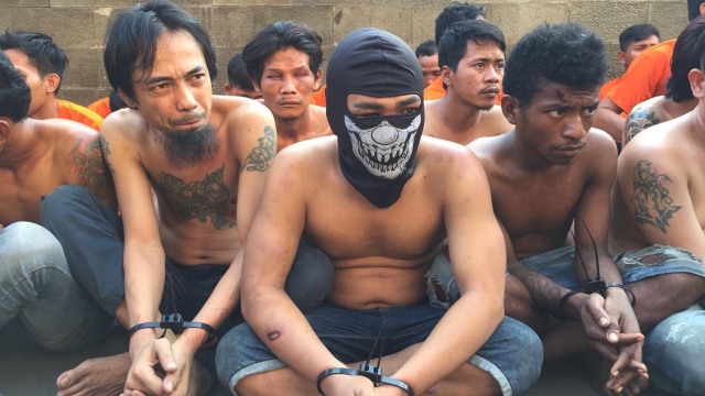 Provokator massa aksi 22 Mei di Petamburan dan Slipi, Jakarta Barat. Foto: Mirsan Simamora/kumparan