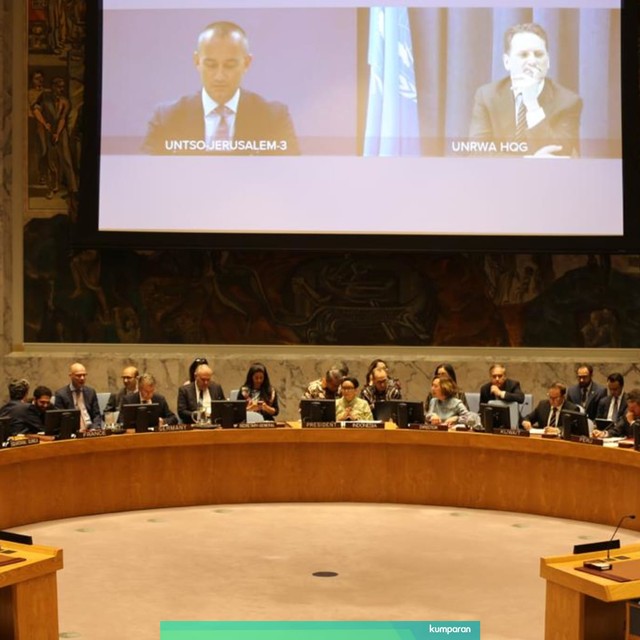 Menlu Retno Mersudi di pertemuan DK PBB di New York (Dok Kemlu) Foto: dok: Kemlu