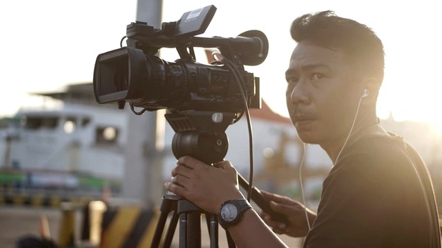 Vebry James Gustan, Juru Kamera KompasTV. Foto: Dok. Pribadi