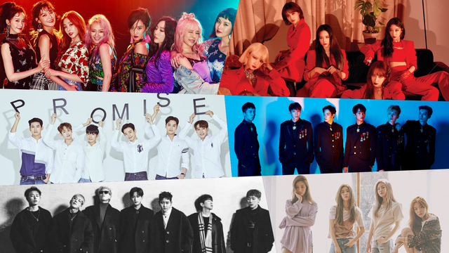 Grup Idola K-Pop. Foto: Berbagai Sumber