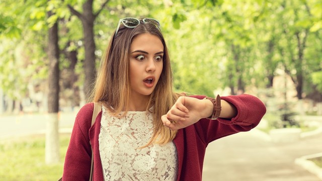 Ilustrasi terlambat datang Foto: Shutter Stock