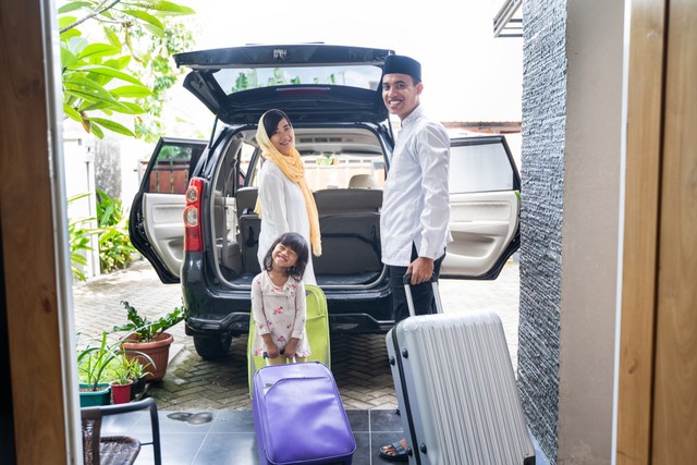 com-Ilustrasi mudik Lebaran Foto: Shutterstock