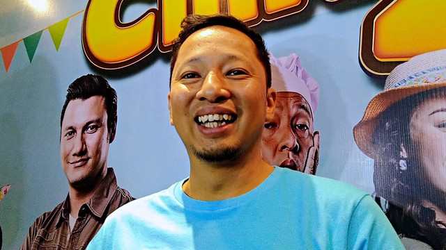 Ringgo Agus Rahman saat menjawab pertanyaan awak media pada konferensi pers film Koki-koki Cilik 2. Foto: Maria Gabrielle Putrinda/kumparan