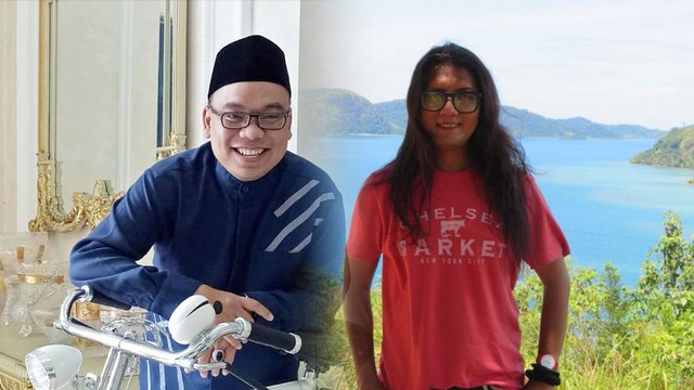 Mustofa Nahrawardaya dan Ulin Ni'am Yusron. Foto: Instagram @akuntofa Facebook @Ulin Ni'am Yusron